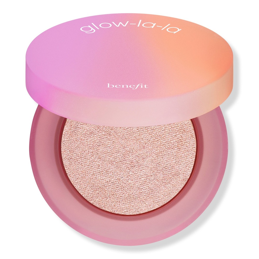 Benefit Glow-La-La Velvet Gleam Blurring Powder Highlighter Aurora Pink 3g NEW